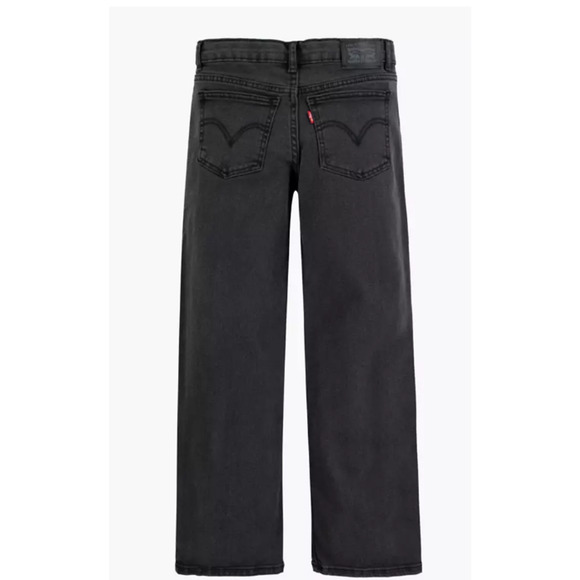 Levi's Baggy '94 Jeans  Girls Relaxed Fit Straight Leg Size 12 Washed Black NWT - Picture 3 of 4